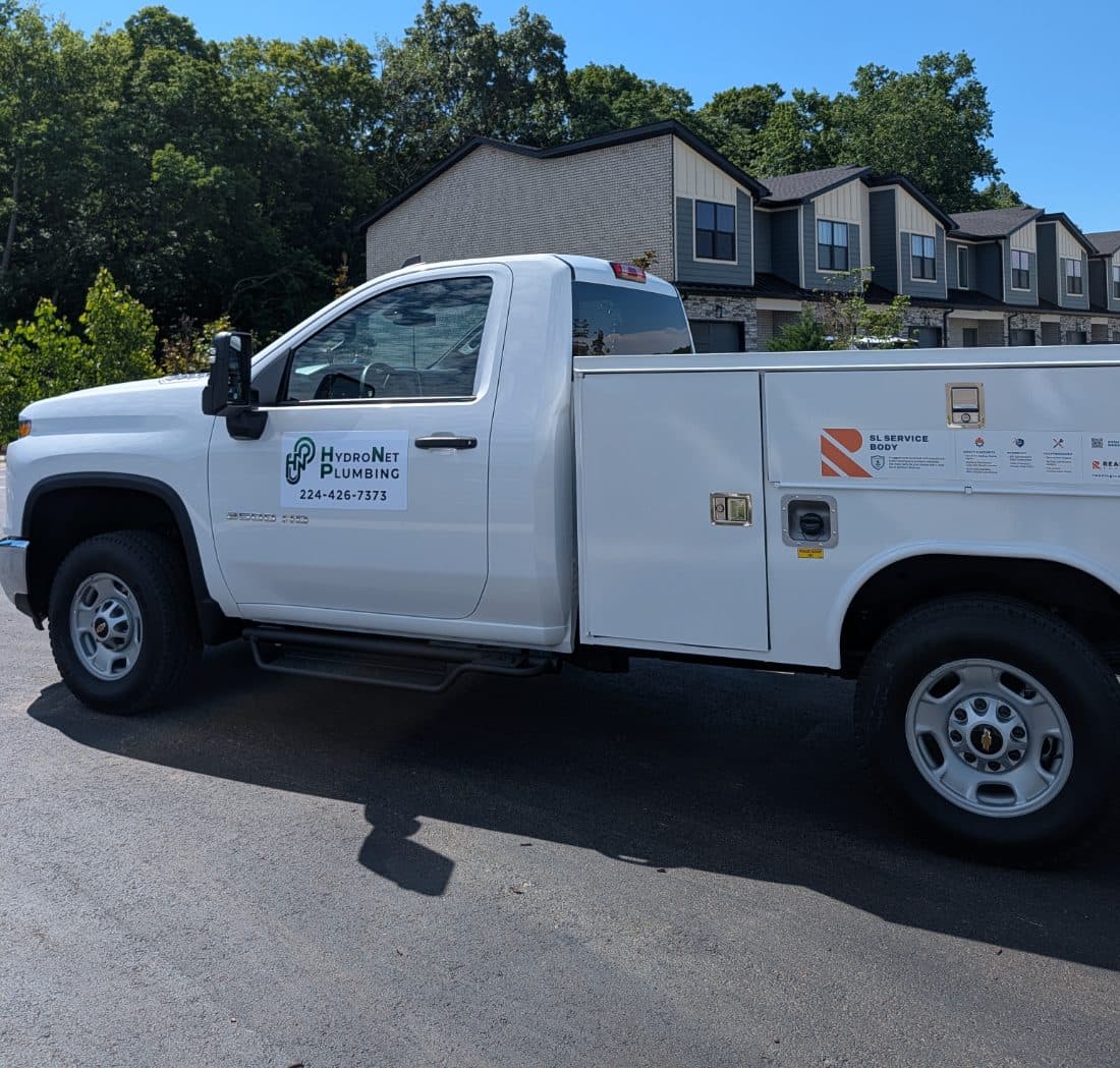 HydroNet Plumbing service truck